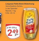Flotte Biene Blütenhonig im Angebot bei GLOBUS in Rüsselsheim Flotte Biene Blütenhonig Angebote von Langnese bei GLOBUS Rüsselsheim für 2,49 €