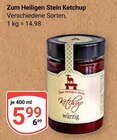 Zum Heiligen Stein Ketchup im Angebot bei GLOBUS in Wetzlar Zum Heiligen Stein Ketchup Angebote bei GLOBUS Wetzlar für 5,99 €