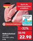 Aktuelles Kalbsschnitzel Angebot bei Kaufland in Wolfsburg ab 22,90 €