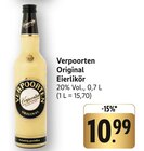 Original Eierlikör Angebote von Verpoorten bei EDEKA Rüsselsheim für 10,99 €