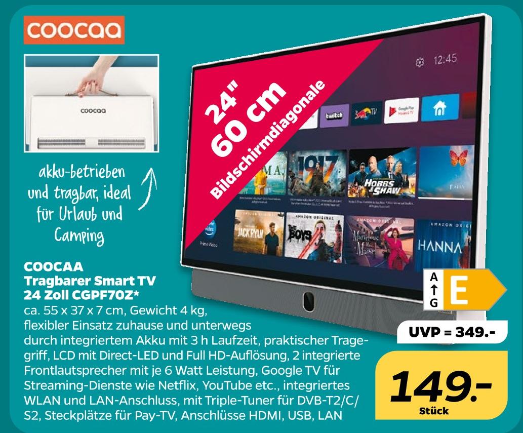 Tragbarer Smart TV 24 Zoll CGPF7OZ