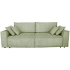 Aktuelles SCHLAFSOFA mit Liegefunktion, Schlafen auf Sitzhöhe, Rücken echt Cord Salbeigrün Angebot bei XXXLutz Möbelhäuser in Heilbronn ab 749,00 €