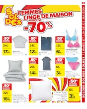 Lingerie Femme Angebote im Prospekt "SOLDES" von Carrefour auf Seite 7