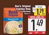 Reis im EDEKA Prospekt Express-Reis von Ben's Original im aktuellen EDEKA Prospekt für 1,29 €