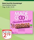 Bio Granolariegel im Angebot bei GLOBUS in Wetzlar Bio Granolariegel Angebote von Made Good bei GLOBUS Wetzlar für 2,79 €
