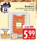 EDEKA - Bratwurst Angebot im Prospekt Bratwurst bei EDEKA im Prospekt "" für 5,99 €