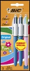3 stylos bille 4 couleurs à Intermarché dans Gençay