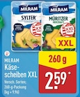 Käsescheiben XXL von MILRAM für 2,59 € bei ALDI Nord im Angebot Käsescheiben XXL von MILRAM im aktuellen ALDI Nord Prospekt