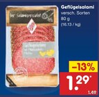 Aktuelles Geflügelsalami Angebot bei Netto Marken-Discount in Leverkusen ab 1,29 €