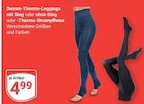 Damen-Thermo-Leggings mit Steg oder ohne Steg Angebote bei GLOBUS Amberg für 4,99 €