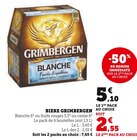 Bière - Grimbergen - Hyper U à Périgueux Bière - Grimbergen en promo chez Hyper U Périgueux à 2,55 €