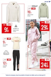 Promos Kappa dans le catalogue "ENGAGÉS POUR UNE RENTRÉE MOINS CHÈRE." de Intersport à la page 13