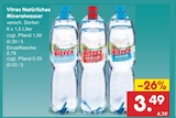 Natürliches Mineralwasser von Vitrex für 0,79 € bei Netto Marken-Discount im Angebot Natürliches Mineralwasser von Vitrex im aktuellen Netto Marken-Discount Prospekt