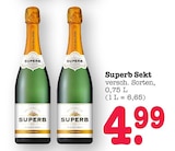 Sekt Angebote von Superb bei E center  für 4,99 €