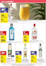 Prix et réduction Bombay Sapphire dans le prospectus Carrefour en cours Offre Bombay Sapphire dans le catalogue Carrefour du moment à la page 7