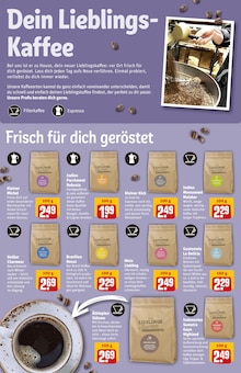 Kaffeebohnen im REWE Prospekt "Dein Markt" mit 40 Seiten (Hamburg)