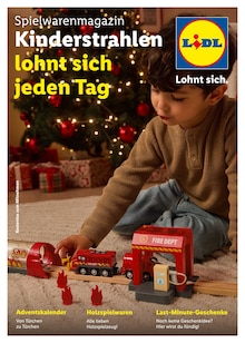Lidl Prospekt Kinderstrahlen lohnt sich jeden Tag mit 44 Seiten