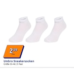 Sneakersocken Angebote von Umbro bei Action Bochum für 2,39 €