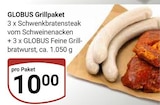 Aktuelle Schweinefleisch Angebote bei GLOBUS in Bochum Aktuelles Grillpaket Angebot bei GLOBUS in Bochum ab 10,00 €