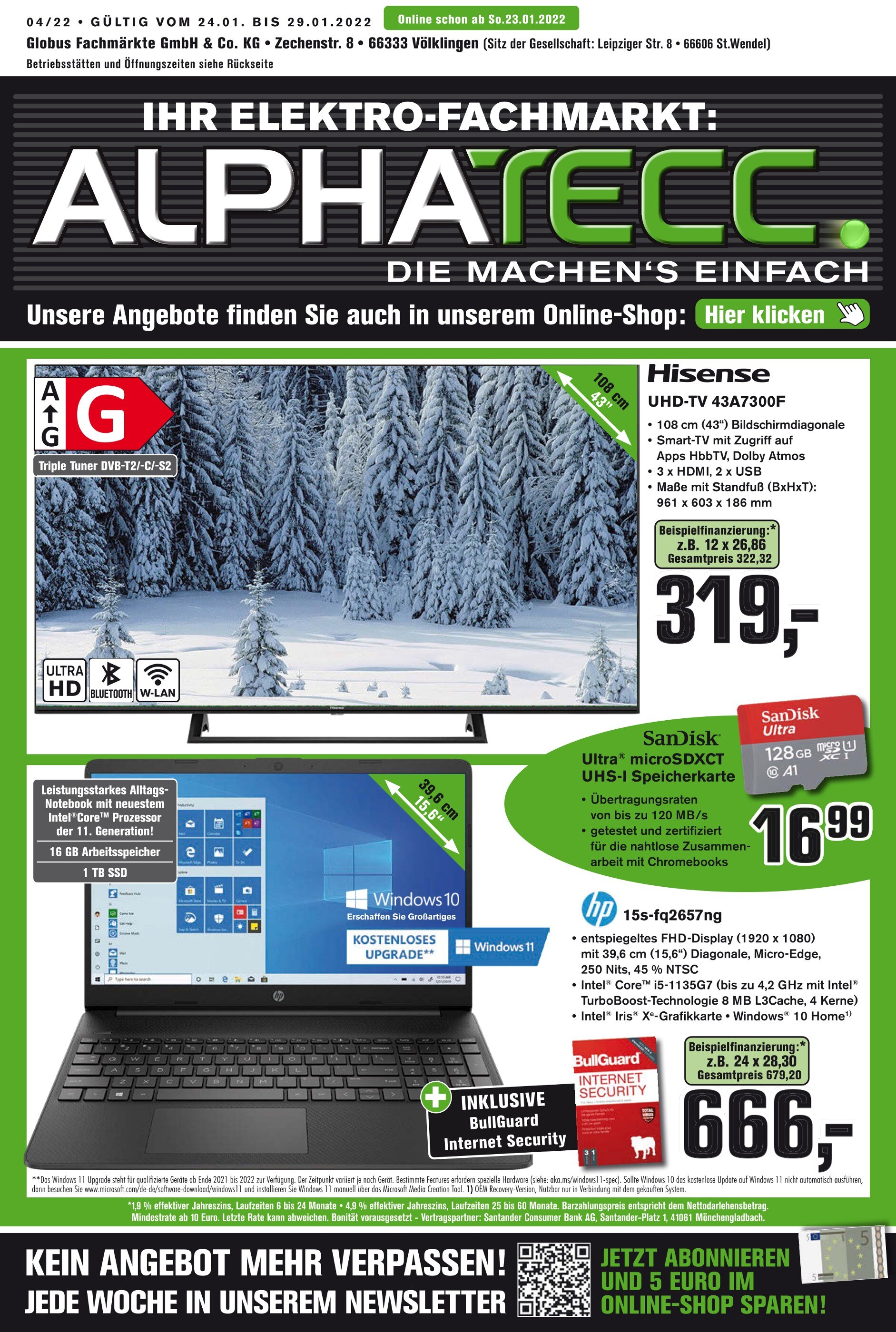 ALPHATECC. Prospekt für Ostfildern mit 8 Seiten ALPHATECC. Prospekt für Ostfildern: "DIE MACHEN'S EINFACH", 8 Seiten, 23.01.2022 - 29.01.2022