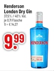 London Dry Gin im Trinkgut Prospekt London Dry Gin von Henderson im aktuellen Trinkgut Prospekt für 9,99 €