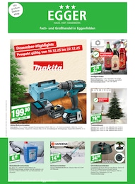 EGGER Fachmarkt Prospekt: "Dezember-Highlights", 16 Seiten, 10.12.2025 - 22.12.2025