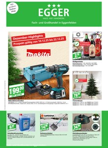 Aktueller EGGER Fachmarkt Prospekt (Neumarkt-Sankt Veit, 16 Seiten zum blättern EGGER Fachmarkt Prospekt Dezember-Highlights mit 16 Seiten