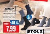 Damen- und Herren-Gesundheitssocken im Angebot bei Kaufhaus Stolz in Wismar Damen- und Herren-Gesundheitssocken Angebote von Schäfer bei Kaufhaus Stolz Wismar für 7,99 €