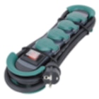 Bloc Multiprise Étanche 4 Prises 3G1.5 4M dans le catalogue Gedimat