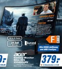 Gaming-Monitor Nitro XV2 XV345CURV Angebote von Acer bei expert Amberg für 379,00 €