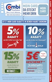 combi Supermarkt Prospekt der aktuellen Woche mit 2 Seiten, gültig von 13.10.2025 bis 18.10.2025, in Cuxhaven und Umgebung Aktueller combi Supermarkt Prospekt in Cuxhaven und Umgebung, "Sonderangebote" mit 2 Seiten, 13.10.2025 - 18.10.2025