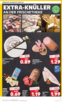 Wurst im Kaufland Prospekt "EXTRA-ANGEBOTE" mit 8 Seiten (Hamm)