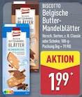 Belgische Butter-Mandelblätter Classic von Biscotto im aktuellen ALDI Nord Prospekt