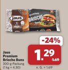 Premium Brioche Buns Angebote von Jaus bei combi Ibbenbüren für 1,29 €