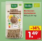 Bio Sonnenblumenkerne Angebote von BioBio bei Netto Marken-Discount Nordhausen für 1,49 €