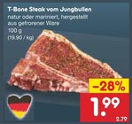 T-Bone Steak vom Jungbullen im Angebot bei Netto Marken-Discount in Hof T-Bone Steak vom Jungbullen Angebote bei Netto Marken-Discount Hof für 1,99 €