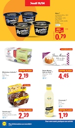 Prix et réduction Danette dans le prospectus Lidl en cours Offre Danette dans le catalogue Lidl du moment à la page 18