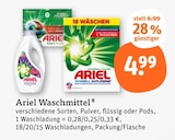 Waschmittel im Angebot bei tegut in Ludwigshafen Waschmittel Angebote von Ariel bei tegut Ludwigshafen für 4,99 €