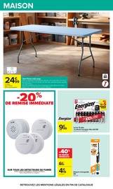 Promos Table Pliante dans le catalogue "Carrefour" de Carrefour Table Pliante en promo dans le catalogue Carrefour à la page 68