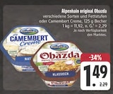 Aktuelles original Obazda Angebot bei EDEKA in Leipzig ab 1,49 €