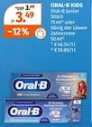 Oral b im Müller Prospekt Junior Stitch oder König der Löwen Zahncreme von Oral-B im aktuellen Müller Prospekt für 3,49 €