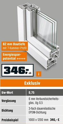 Fenster Exklusiv bei OBI in Herne Fenster Exklusiv im Angebot bei OBI Herne für 346,00 €