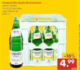 Aktuelles Bio-Quelle Mineralwasser Angebot bei Netto Marken-Discount in Düsseldorf ab 4,99 €