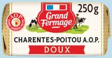 Beurre Moulé AOP Charentes Poitou Doux - GRAND FERMAGE en promo chez Intermarché Super Courbevoie à 1,42 €
