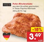 Aktuelle Pute Angebote bei Netto Marken-Discount in Pforzheim Aktuelles Puten-Minutensteaks Angebot bei Netto Marken-Discount in Pforzheim ab 3,49 €