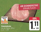Schweinebraten Angebote bei EDEKA Freital für 1,11 €