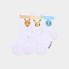 Lot 3 paires chaussettes sport Pokémon blanc garçon en promo chez La Halle Paris à 7,99 €