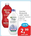 Bodymilk von Garnier für 2,99 € bei budni im Angebot Bodymilk von Garnier im aktuellen budni Prospekt