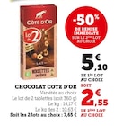 Promo Chocolat à 2,55 € dans le catalogue U Express à Saint-Maur-des-Fossés