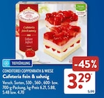 Cafeteria fein & sahnig von Conditorei Coppenrath & Wiese im aktuellen ALDI SÜD Prospekt für 3,29 €